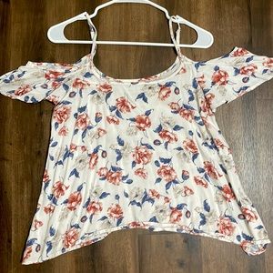 Abercrombie and Fitch off the shoulders shirt